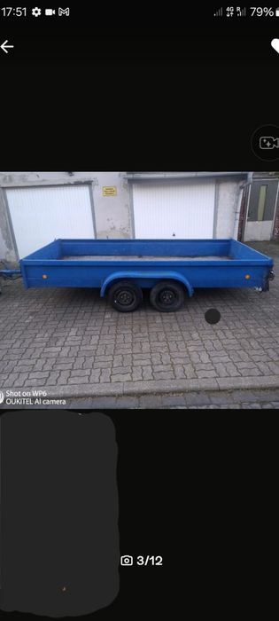 Remorca tandem 2000kg stare buna import germania dimensiuni 4.10×1.94