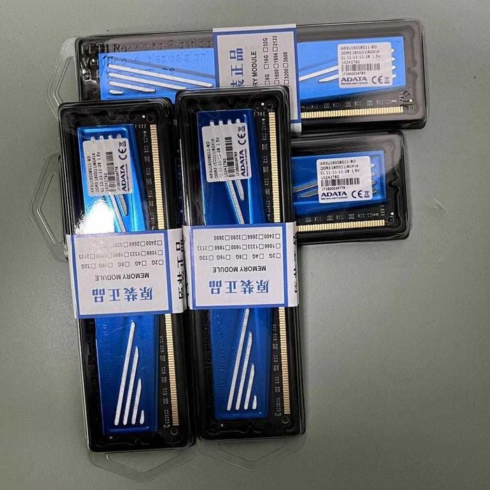 ОЗУ новые! Adata XPG DDR3 8gb 1600 MHz / радиатор охлаждения