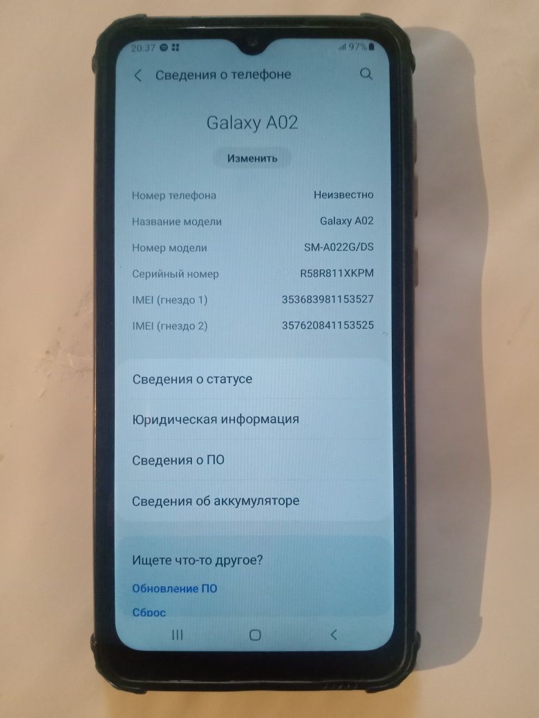 Samsung galaxy a02