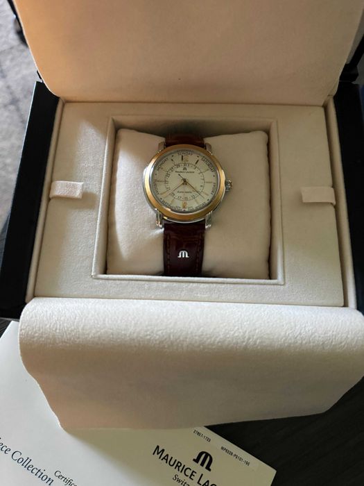 Maurice LaCroix Masterpiece 18k Gold Bezel