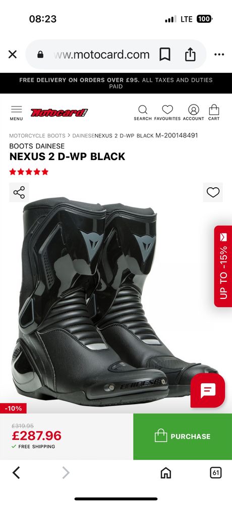 Ghete moto , DAINESE , ca noi
