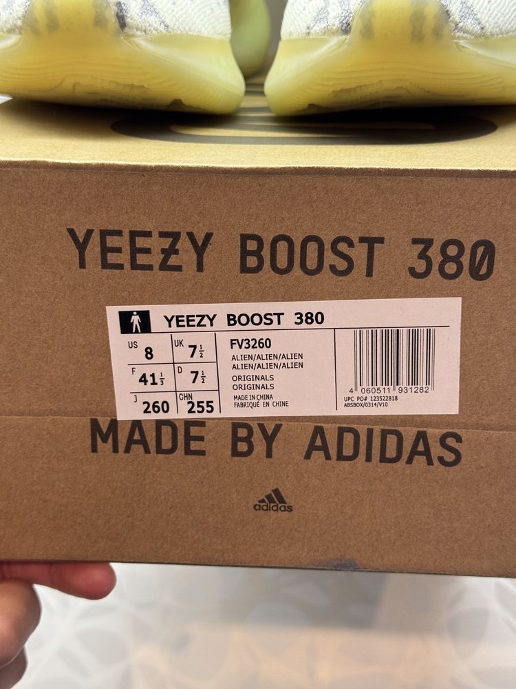Adidas Yeezy 380 Alien Размер 38Обувки + Кутия