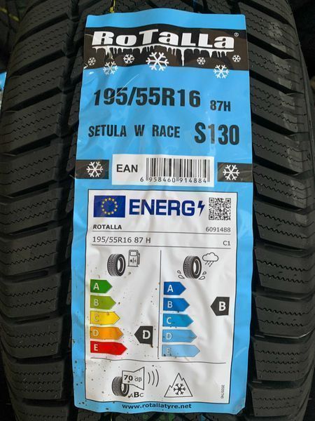 Нови зимни гуми ROTALLA SETULA W RACE S130 195/55R16 87H НОВ DOT