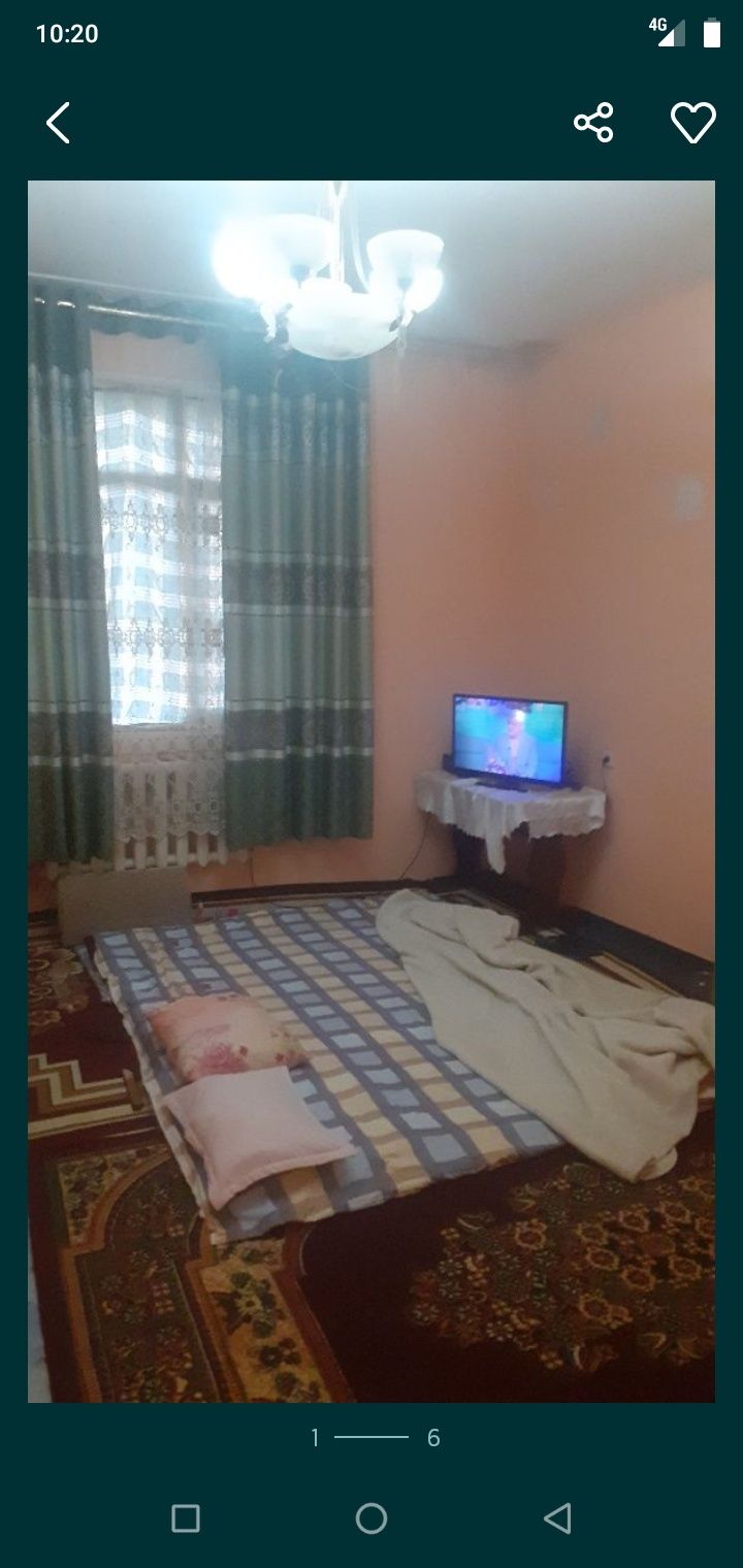 Бектемир Водник хозяйкали квартира. 1 хонаси ижарага.