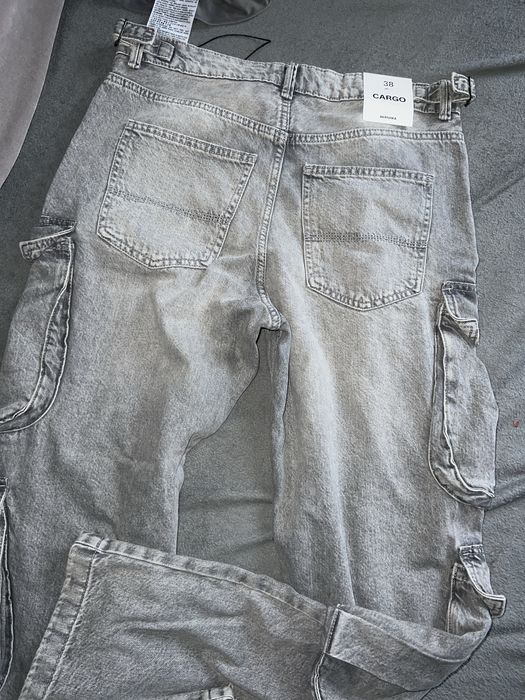 Blugi cargo noi măsură L38-40