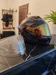 Cască moto shark mărimea L cu leduri integrate
