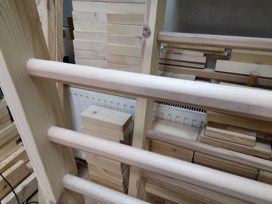 Spalier gimnastica 200/70 cm, 9 trepte, nelacuit