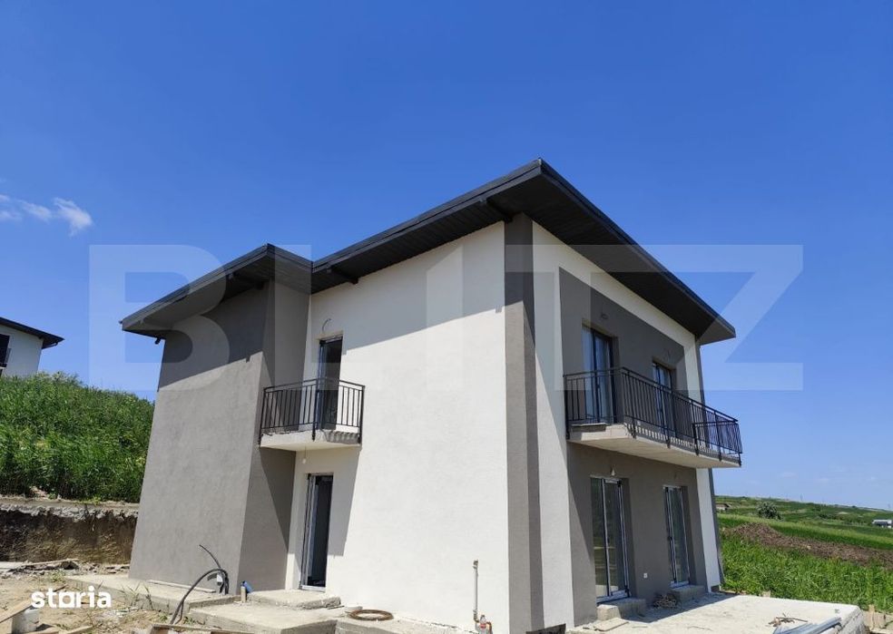 Casa de vanzare 4 camere, 109 mp, 450 mp teren,Valea Lupului