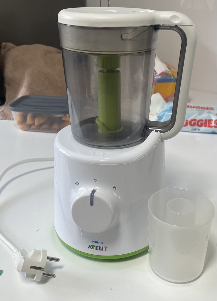 Aparat de gatit cu abur si blender 2 in 1