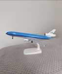 Macheta metalica avion KLM 21 cm noua