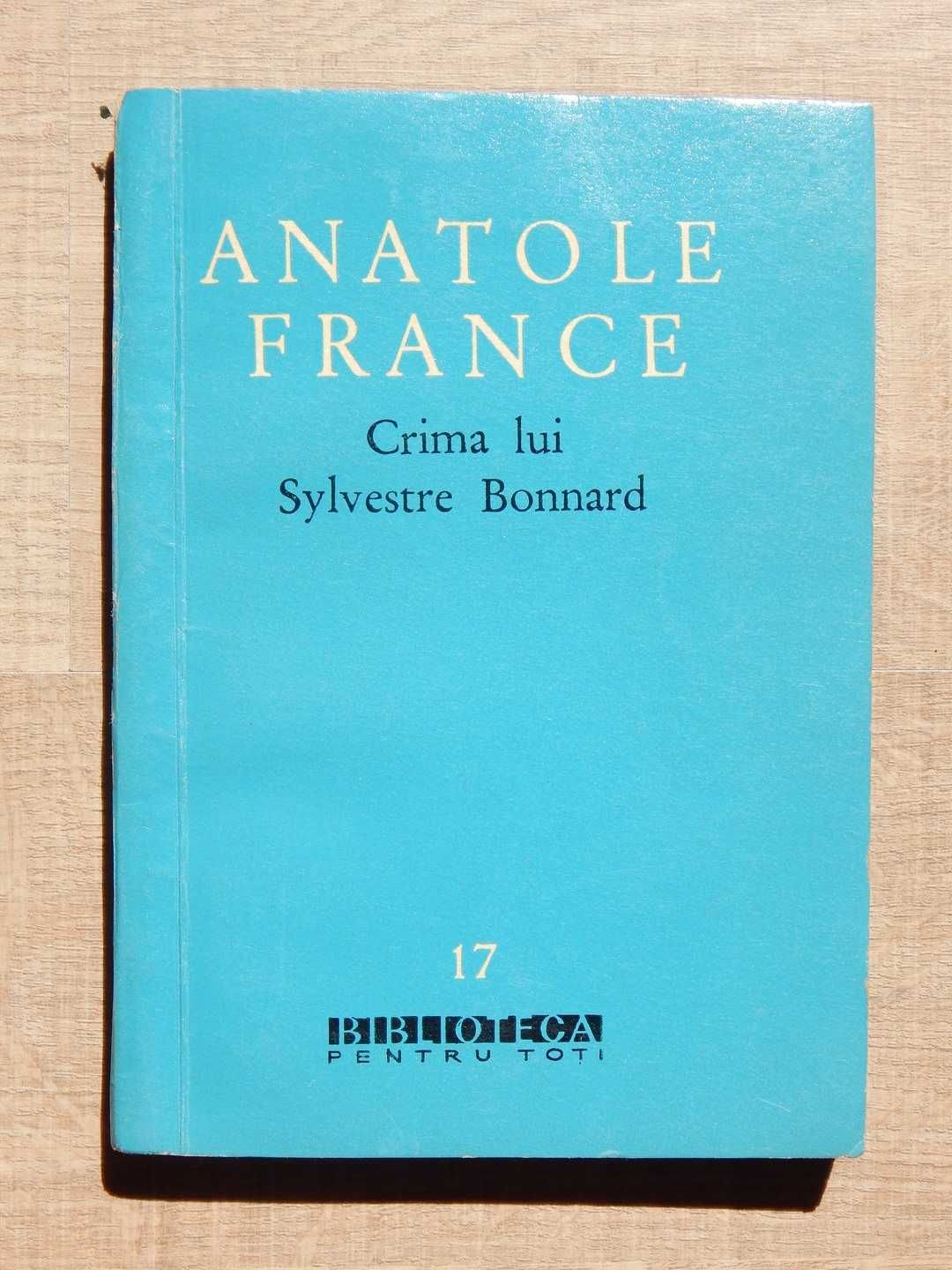 Crima lui Sylvestre Bonnard Anatole France BPT 1960