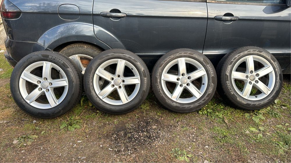 Jante originale Audi cu cauciucuri iarna 205/60R16 dot2020 5x112