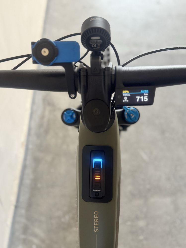 Електрически велосипед Cube  STEREO HYB ONE44 TM 800 OLV Карбон 2025