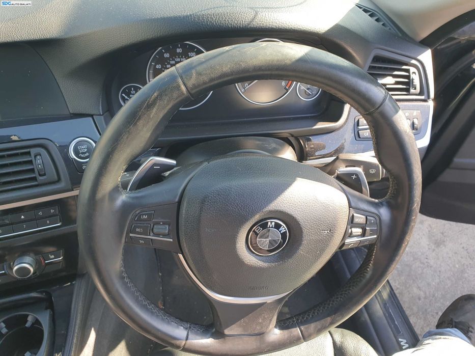 Volan Piele Sport cu Comenzi si Padele FARA Airbag BMW Seria 5 F10 2009 - 2014 [K3911]