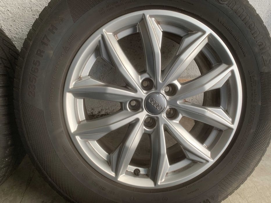 Jante originale Audi 17” Q5 - 235/65/17 iarna - A4, A6, Passat, Tiguan