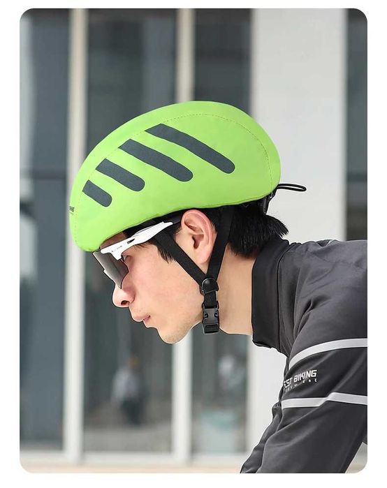 WEST BIKING husa protectie ploaie reflectorizanta casca bicicleta