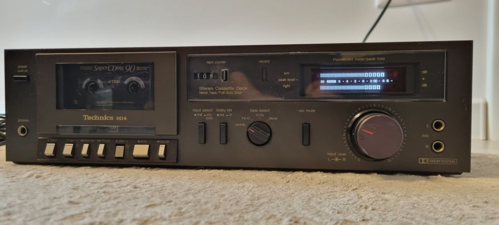 Technics M14 si RS TR212 deck si dubludeck, casetofon