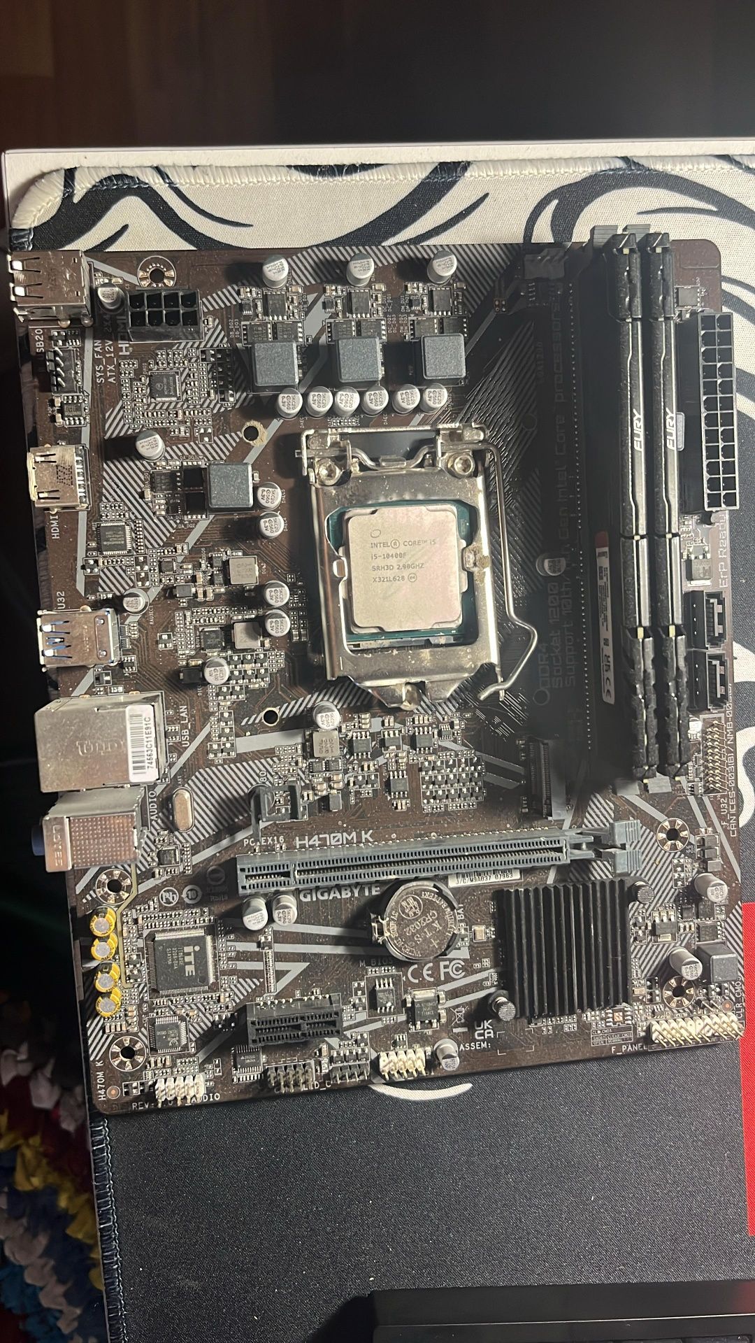 Продаётся комплект - i5-10400F /16Gb DDR4/H410 Gigabyte M.2