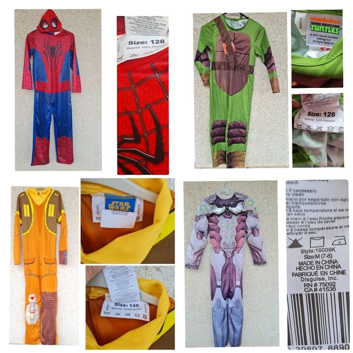Карнавални  костюми от 104-146 размер
