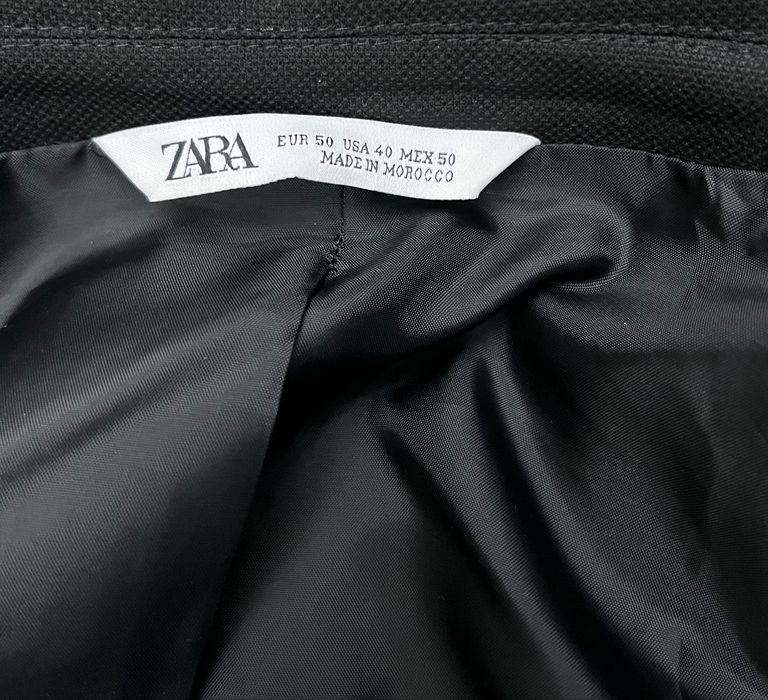 Sacou Zara barbati negru marimea 50