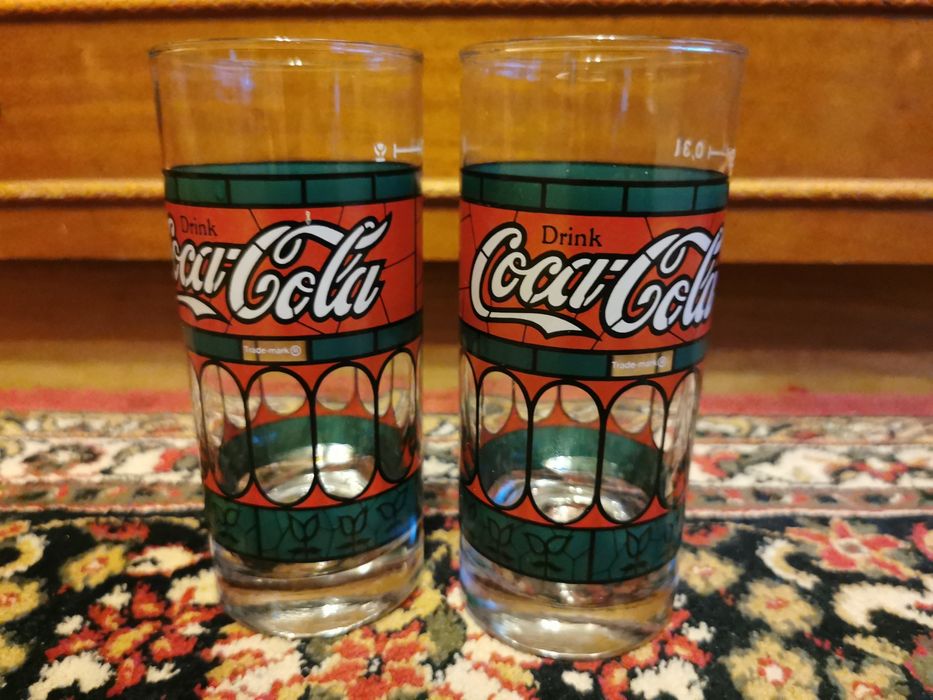 Pahare Coca Cola  retro 2 buc