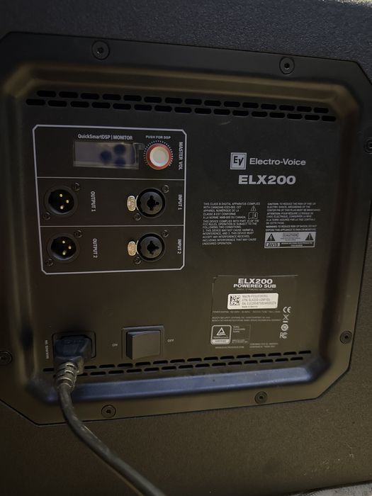 Electrovoice elx 200 активна бас каса