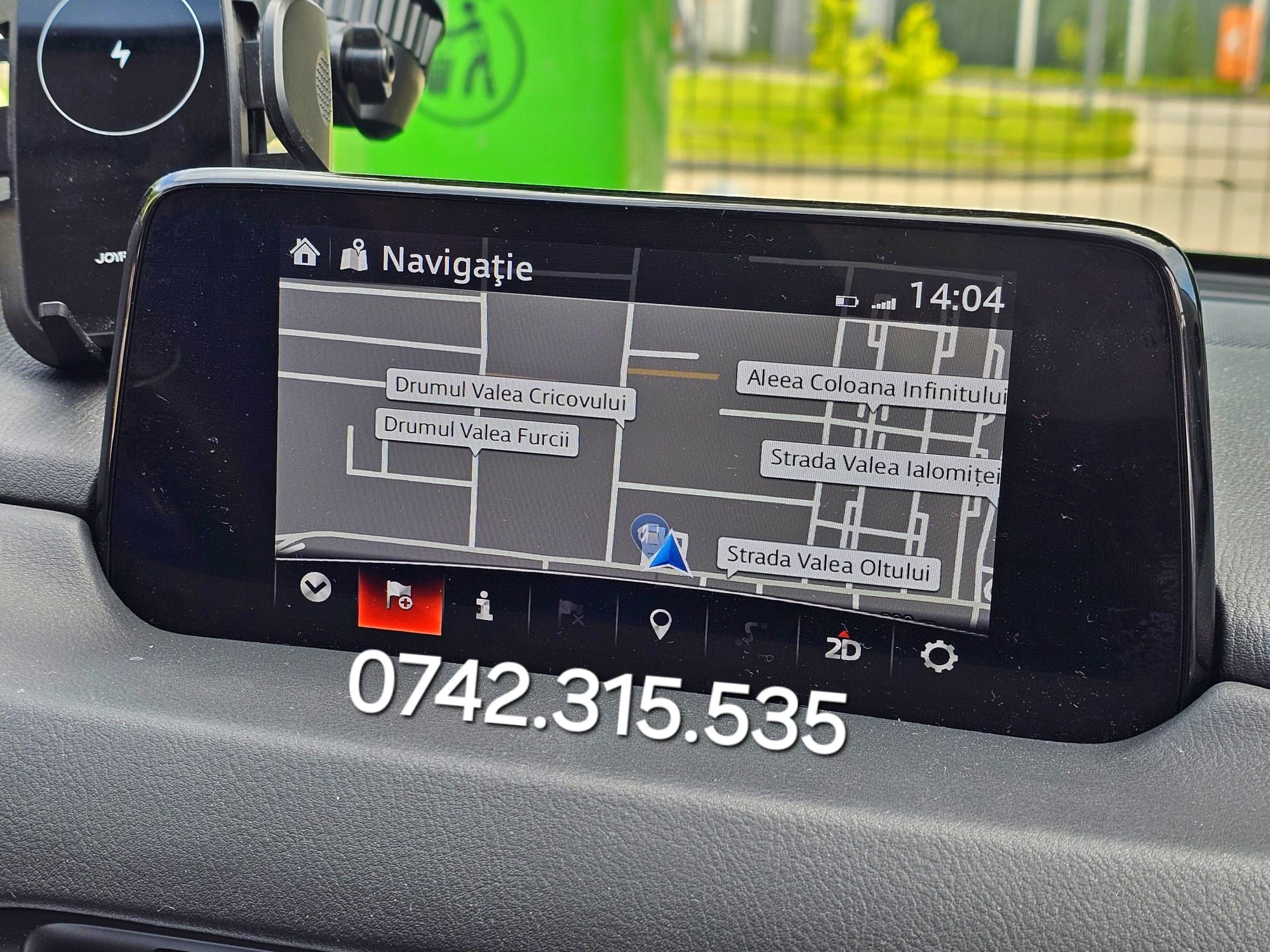 MAZDA Android Auto Activare Hărți wazze Mazda