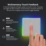 Intrerupator Smart Sonoff T5-4C-86 WiFi Full Touch cu 4 canale si LED