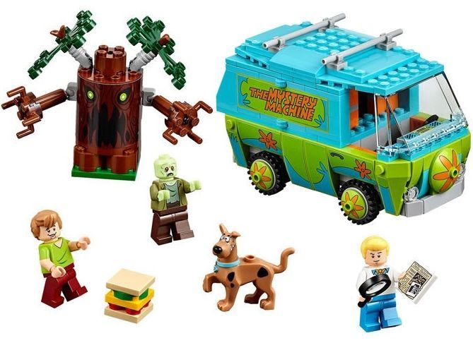 Set tip Lego cu Scooby-Doo, Shaggy, Fred si Masina lor Misterioasa