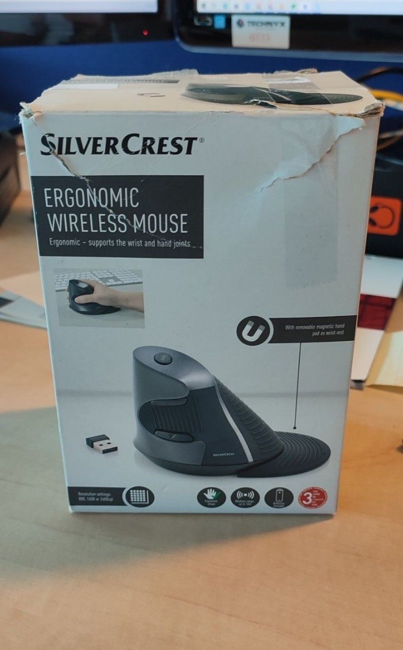 mouse ergonomic gaming silvercrest wireless