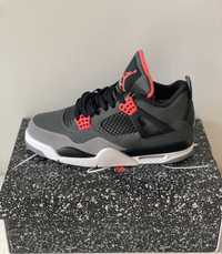 Jordan 4 Retro Infrared Dark Grey Infrared 23 Black Cement Grey
