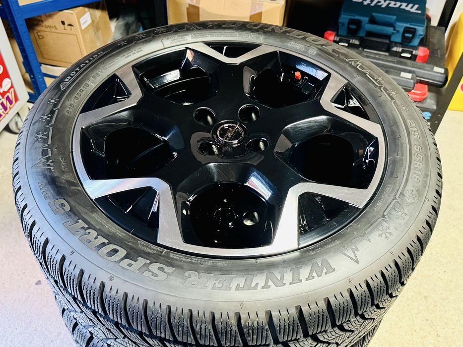4 бр. Оригинални джанти за Опел Мока B 18 цола + зимни гуми Dunlop
