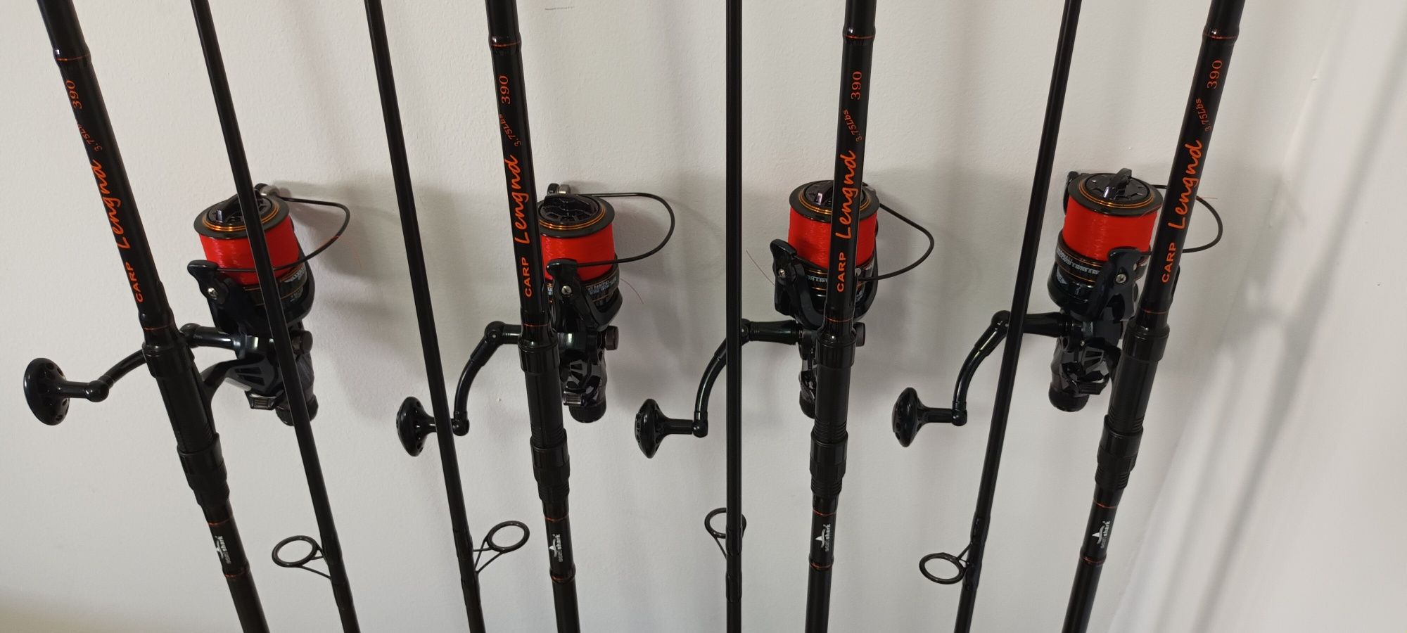 SET 4 Lansete Legend EastShark 3.90 3.75 Lbs + 4 Mulinete AVIATOR DP70