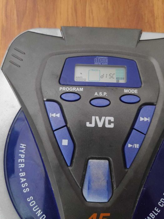 JVC  CD Player XL-PG35 HYPER Bass 45 Sec. Anti Shock Protection