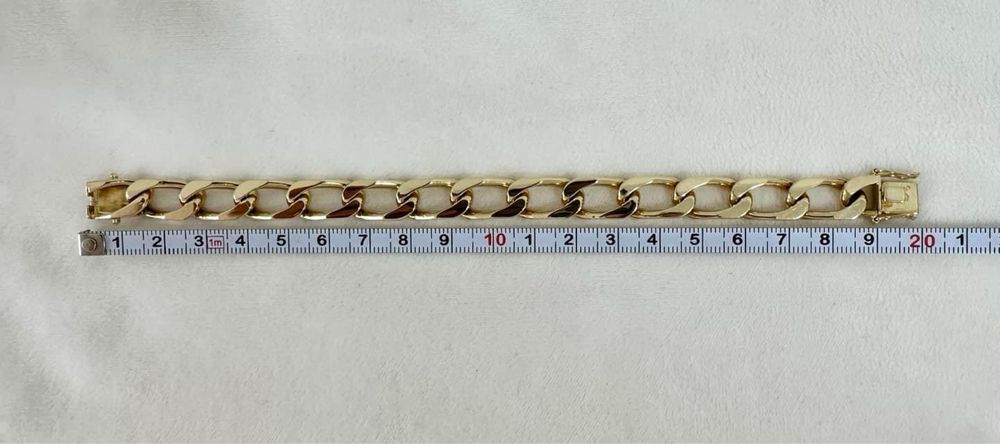 Bratara aur masiv 18k model Rar/Deosebit vintage