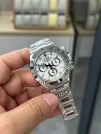 Rolex Daytona Argintiu cadran alb