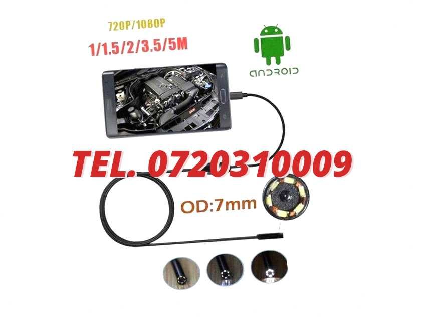 2 M Camera Endoscop boroscop 6 Led Inspectii Tehniceinstalatii