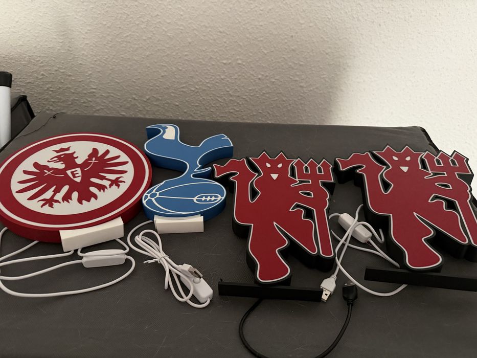 Lampa Led Barcelona Real/Dinamo/Fcsb/Rapid/Cluj/Petrolu/Arges