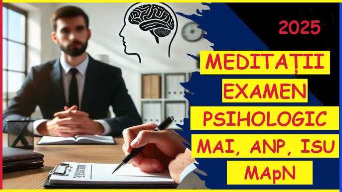 Meditatii admitere examen psihologic MAI, ANP, MApN