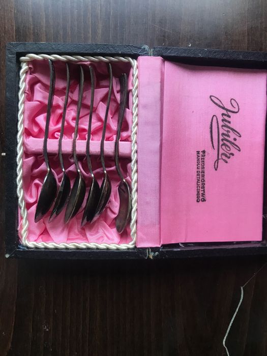 Старинни Полски ПоСребрени лъжици-1970