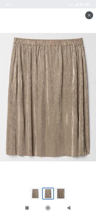 Юбка плиссе 52-54 р Франция