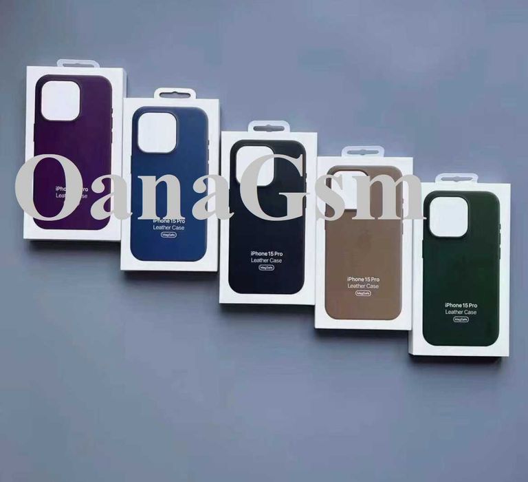 Husa iPhone 14Pro, 14 Pro Max Apple MagSafe Piele Negru