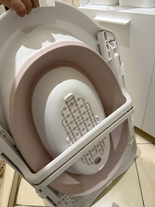 Сгъваемо бебешко корито с мрежа