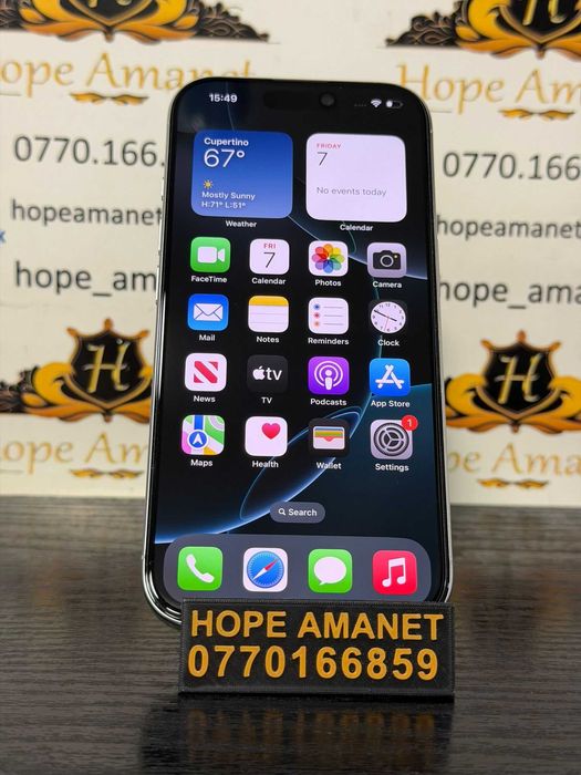 Hope Amanet P10/Iphone 16 Pro 128 GB /Baterie 100%