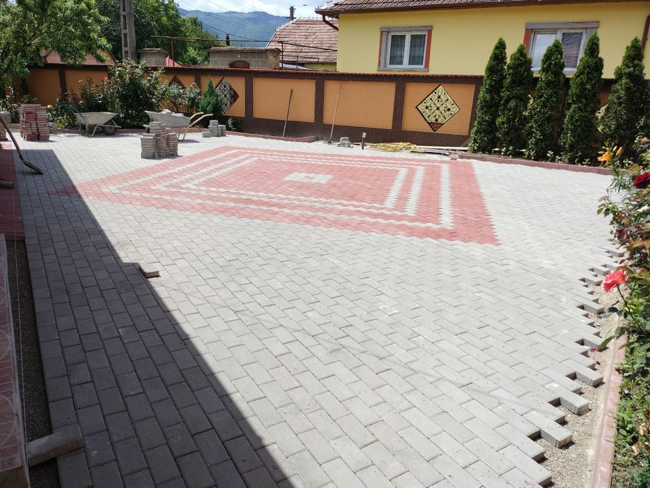 Montaj pavaje borduri rigole parcări terasamente