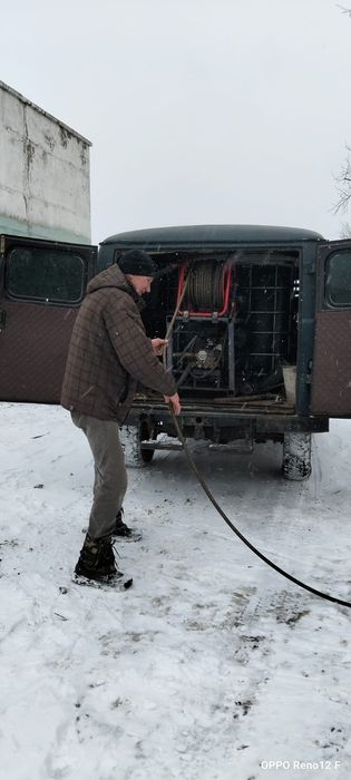 Крот. Пробивка канализации