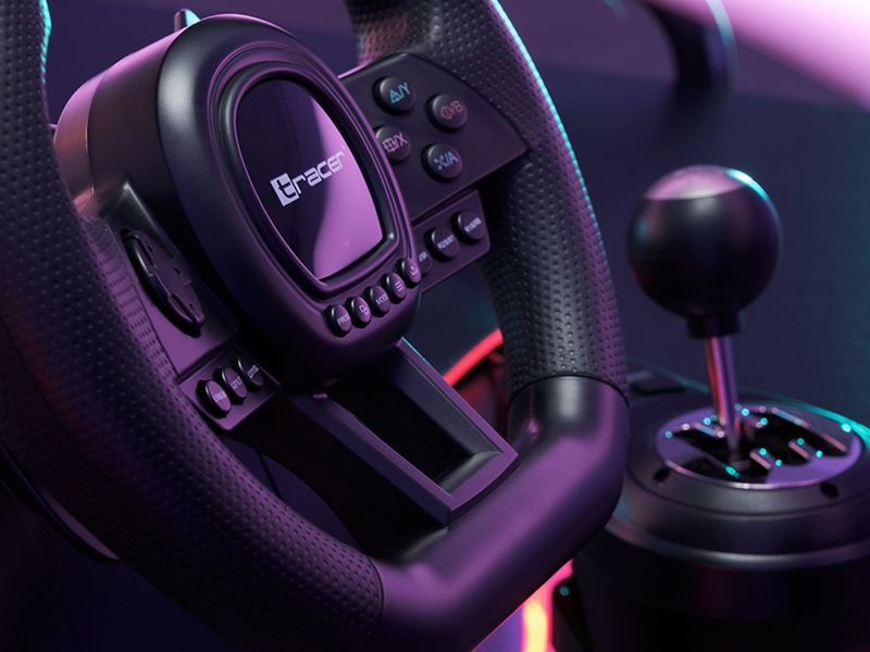 Волан + Педали + Скоростен лост Tracer Simracer 6in1