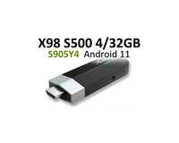 X98 S500 TV Stick - 4GB/32GB, Android 11, AV1, Android TV Box