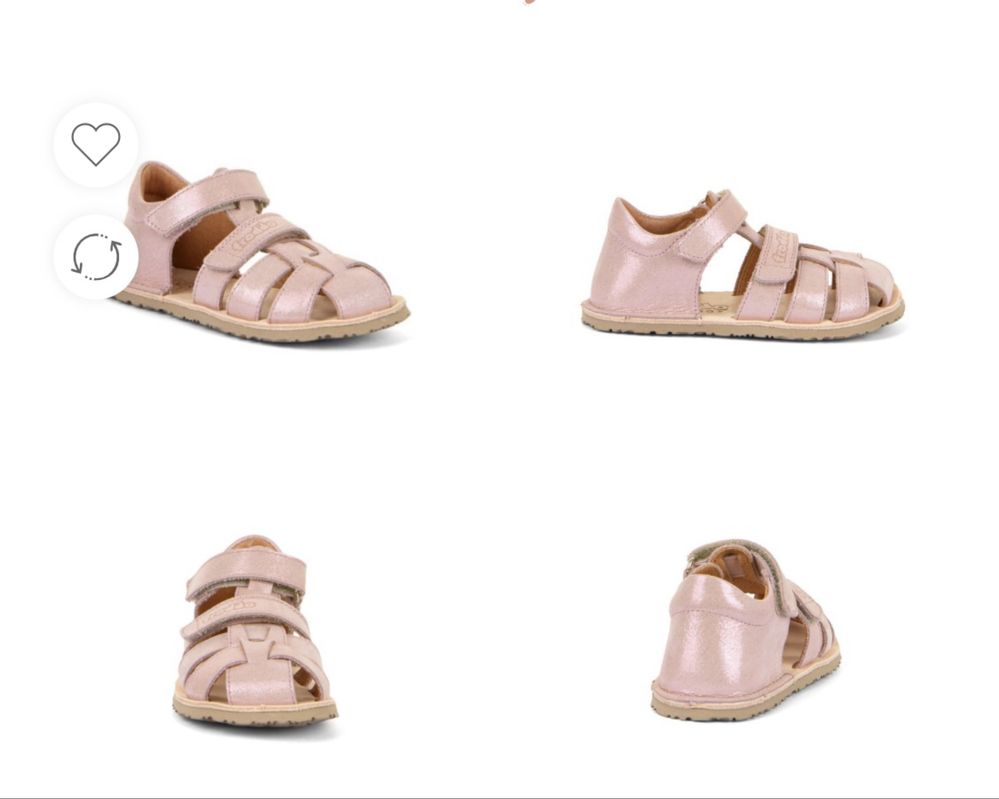 Боси детски обувки сандали Froddo Flexy Ivi Pink Shine 25 номер