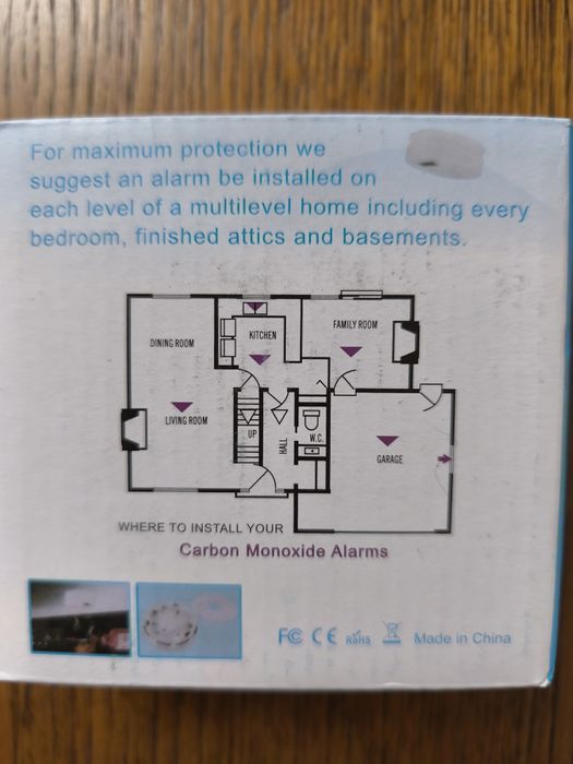 Продам два новых датчика определения угарного газа.